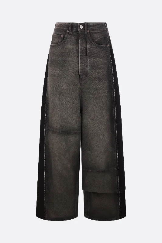 Easy Fashion wide-leg denim jeans