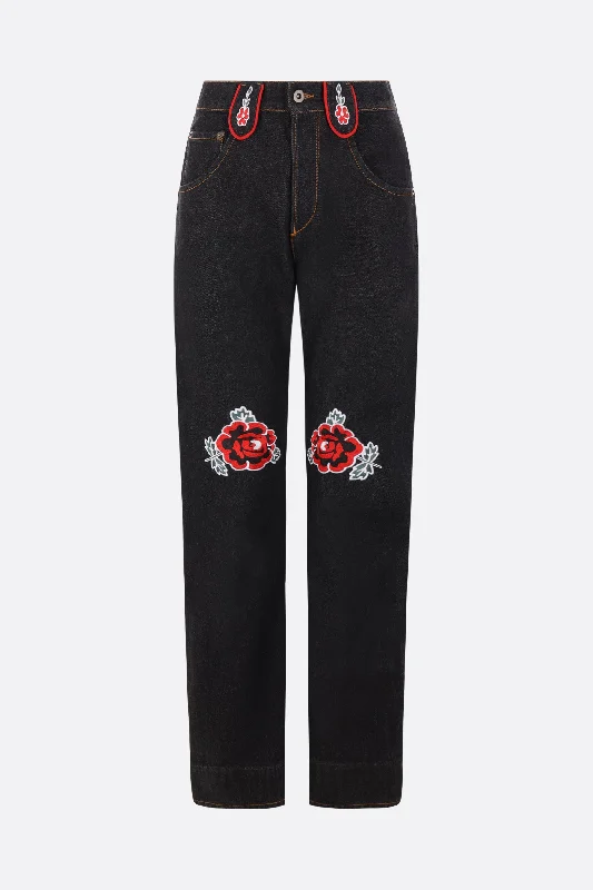 Customized Version Cora straight-leg denim jeans