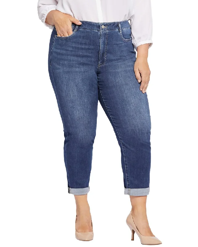 Classic And Versatile NYDJ Plus Girlfriend High-Rise Skinny Jean