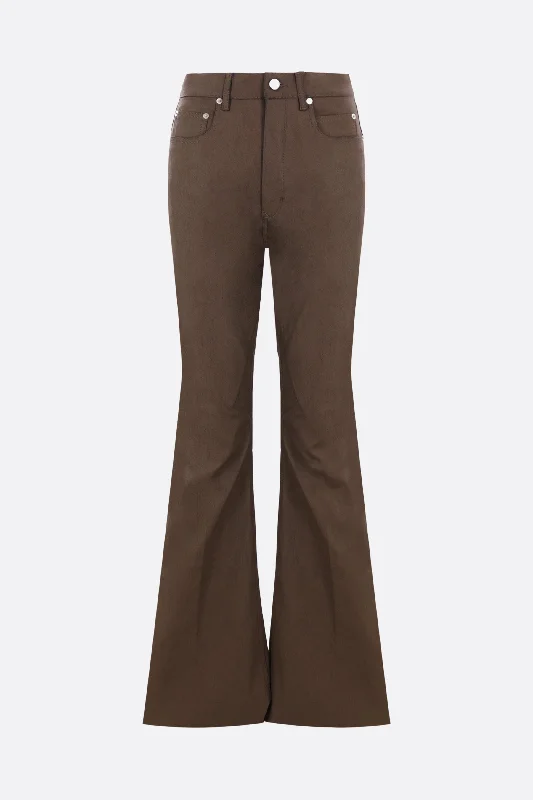 Chic Outfits Bolan coated denim flare jeans