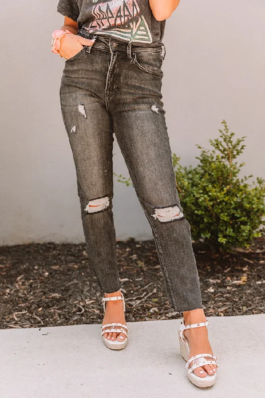 Perfect Tailoring Risen The Branch High Waist Distressed Pants