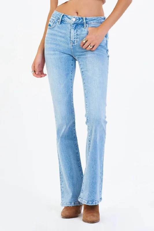 Effortless Outfits Rosa High Rise Flare Jean In Portmore