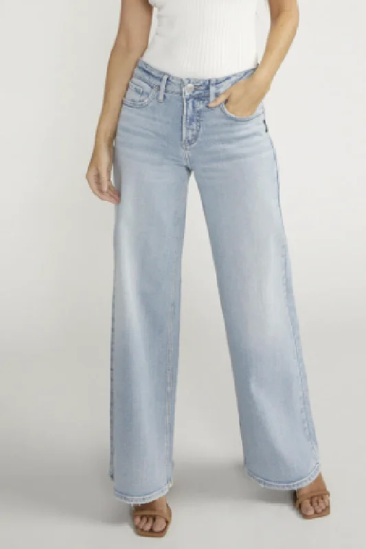Soft Layers Silver Suki Wide Leg