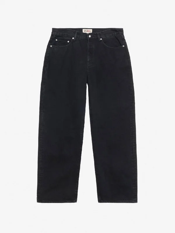 Beautiful Romance Stussy Big Ol Jean Denim W  - Black