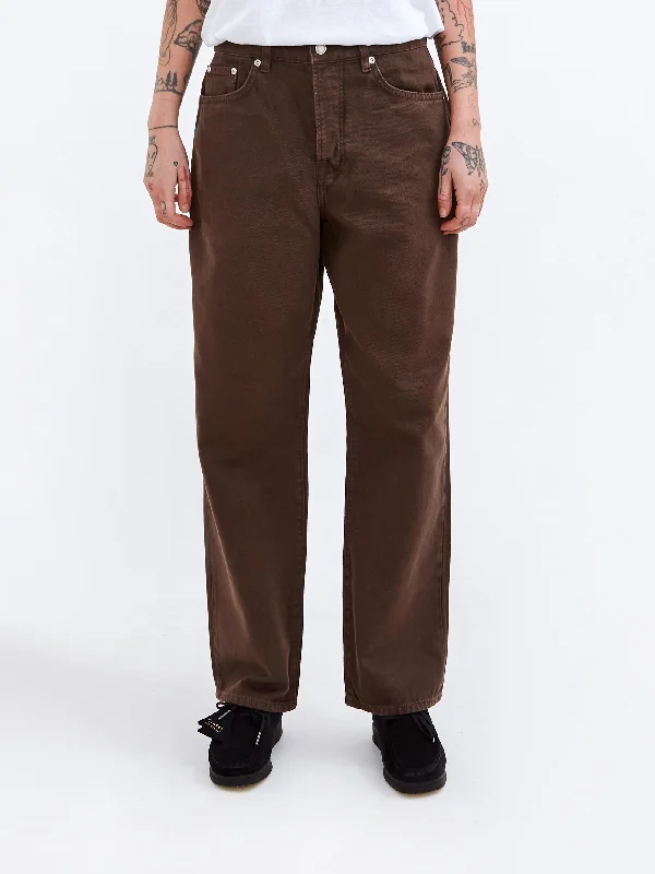 Double-sided Wear Stüssy Big Ol Jean Washed Canvas W - Brown