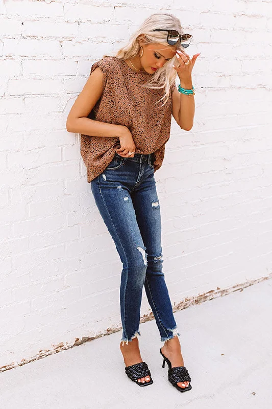 Everyday Chic The Jenson Midrise Distressed Ankle Skinny