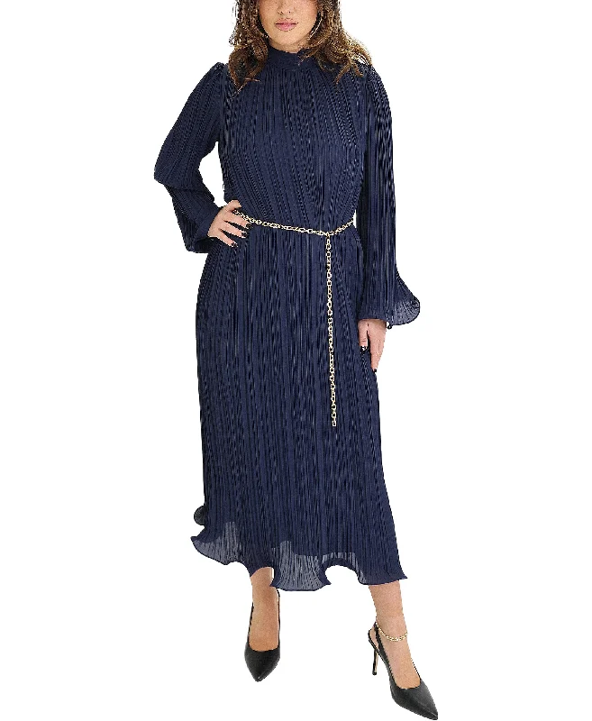 Light Fit Pleated Maxi Dress