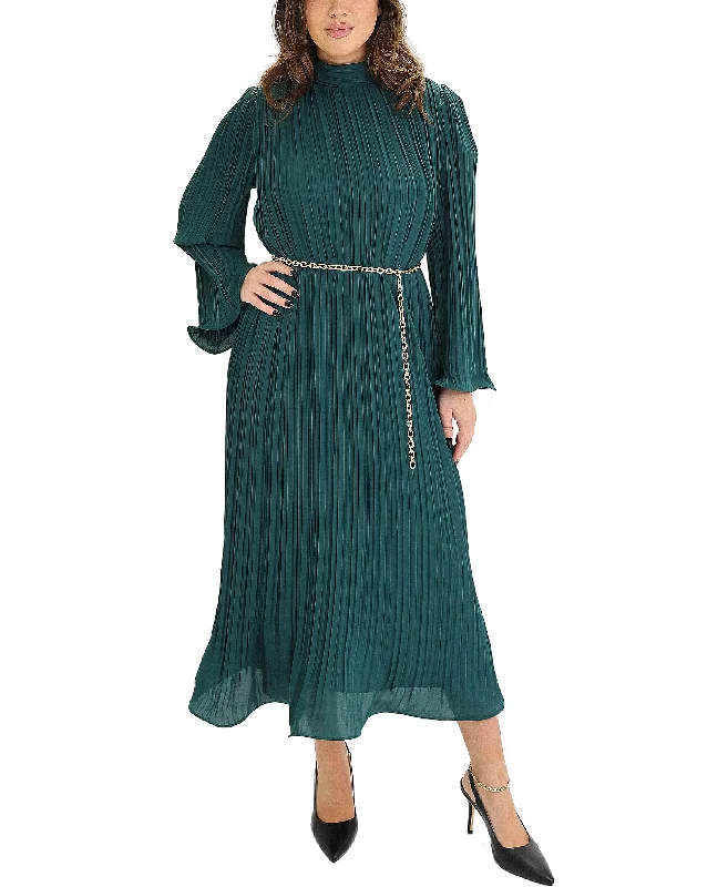 Comfy Dress Pleated Maxi Dress