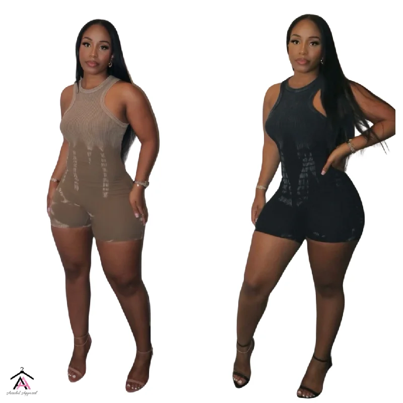 Breezy Style Thrill Vibes Romper