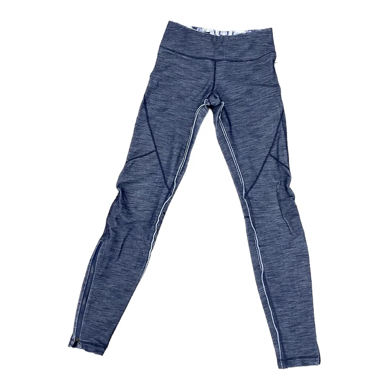 Athletic Leggings By Lululemon In Blue Denim, Size: 4