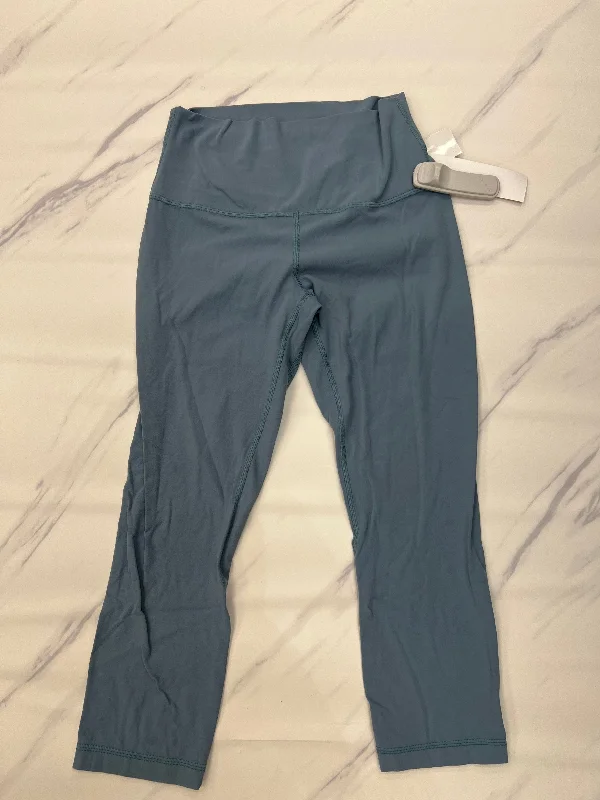 Athletic Leggings By Lululemon In Blue, Size: 6