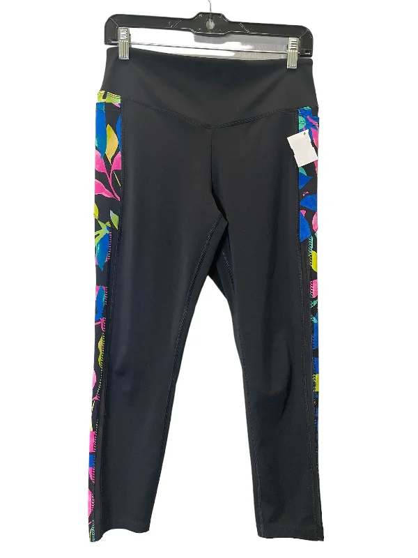 Athletic Leggings By Pink In Floral Print, Size: L