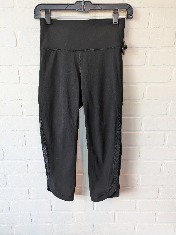 Athletic Leggings Capris By Lululemon In Black, Size: 6