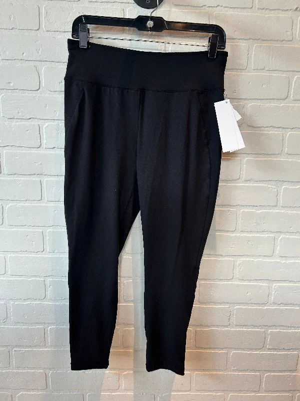 Athletic Leggings Capris By Talbots In Black, Size: 8petite