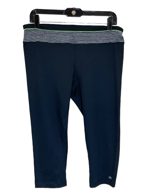 Mid-length Style Black Athletic Leggings Capris Lukka, Size L
