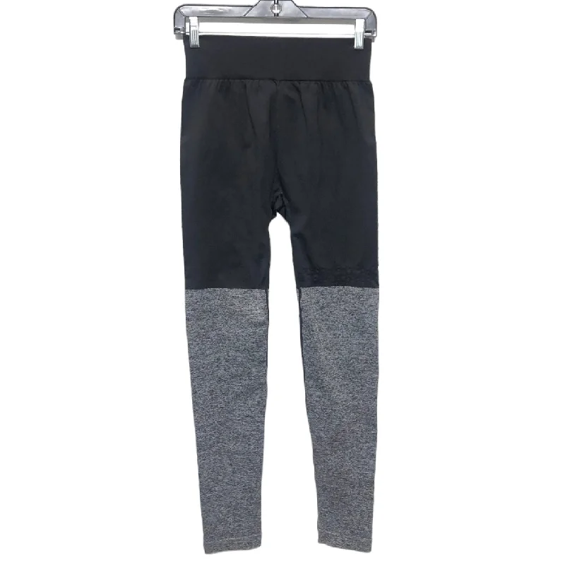 Noble And Elegant Black Athletic Leggings Gym Shark, Size S