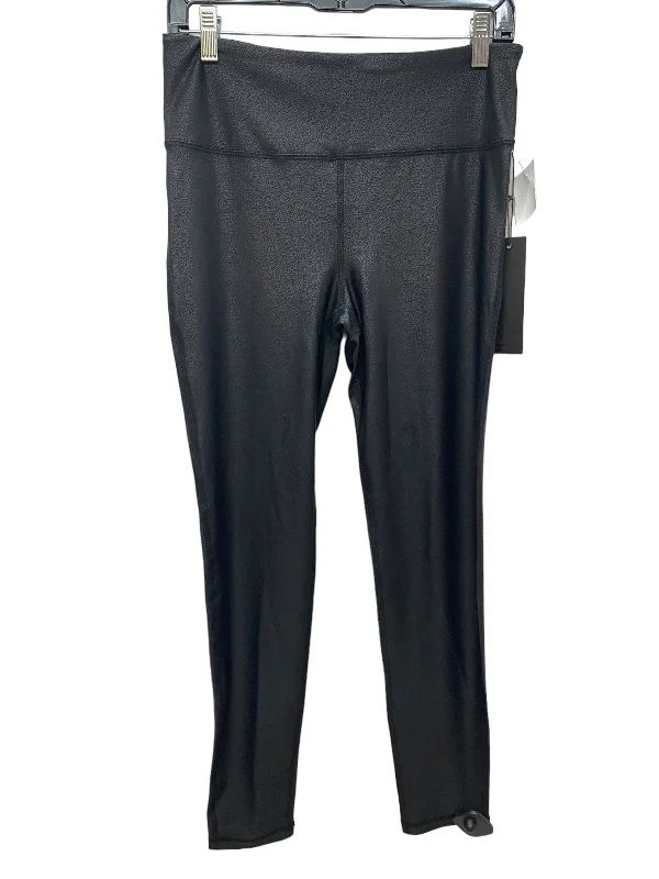 Minimal Classic Black Athletic Leggings Mono B, Size L