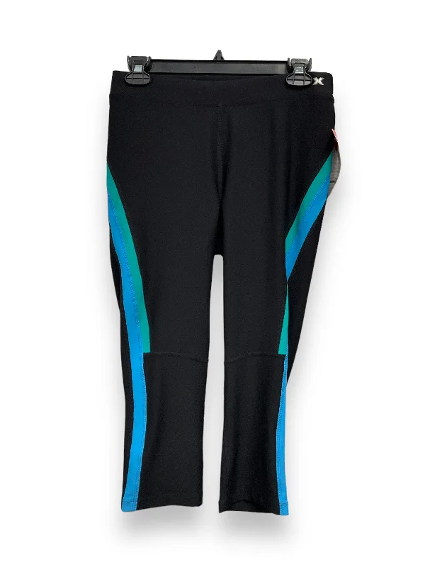 Personalized Design Black Athletic Leggings Xersion, Size M