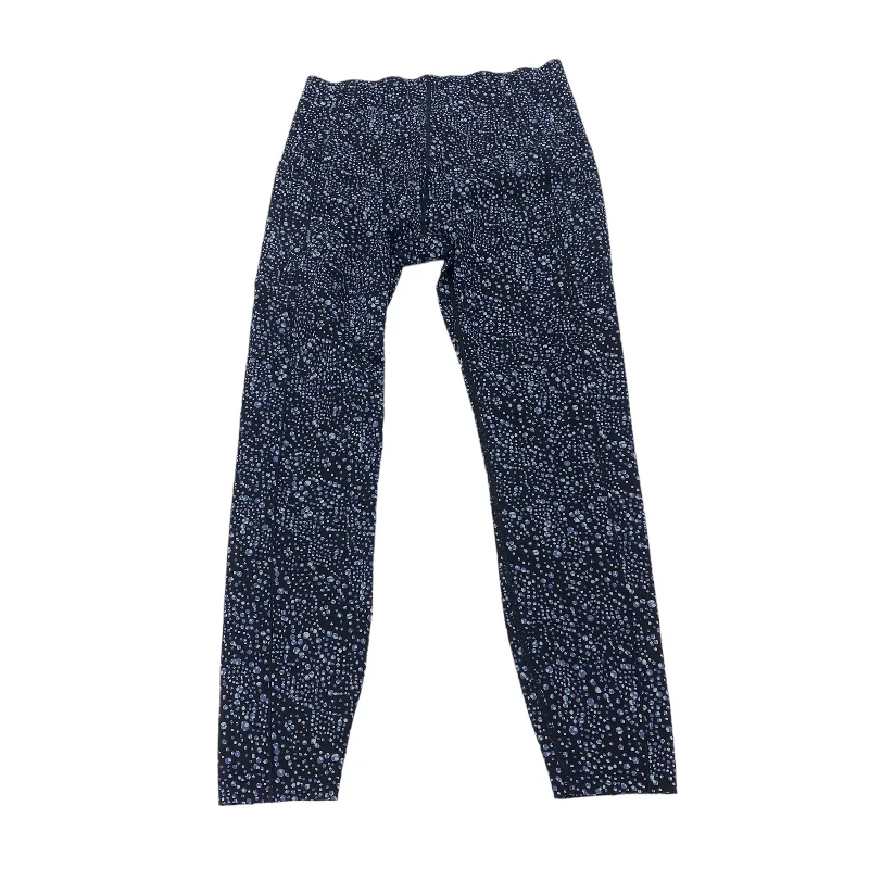 Design Trend BLACK & BLUE ATHLETIC LEGGINGS by SWEATY BETTY Size:L