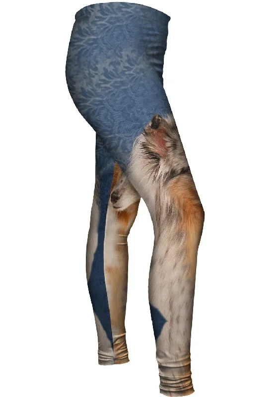 Trendy Casuals Blue Wallpaper Sheltie