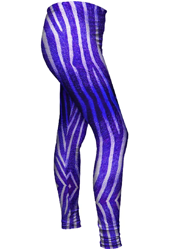Sporty Wear Blue Zebra Stripes