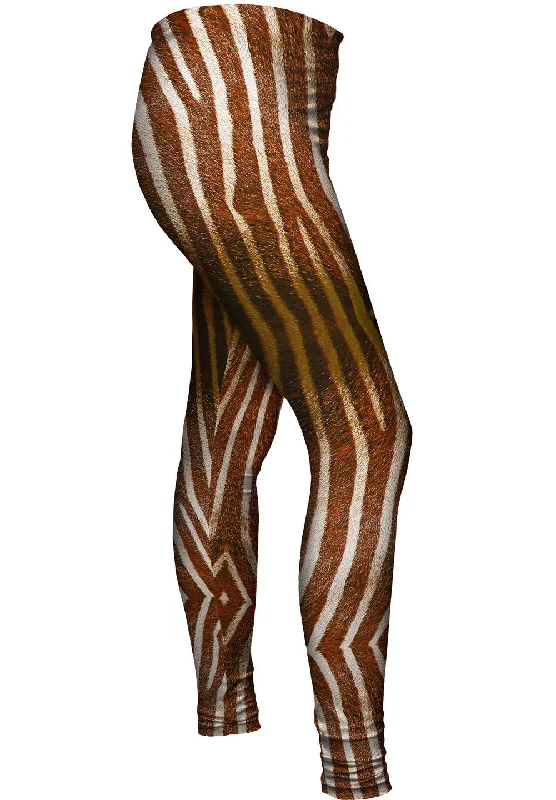 Casual Fit Brown Zebra Stripes