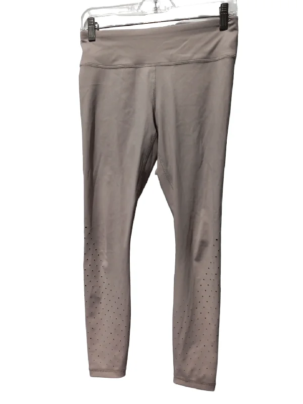 Floral Prints Cream Athletic Leggings Athleta, Size Petite   S