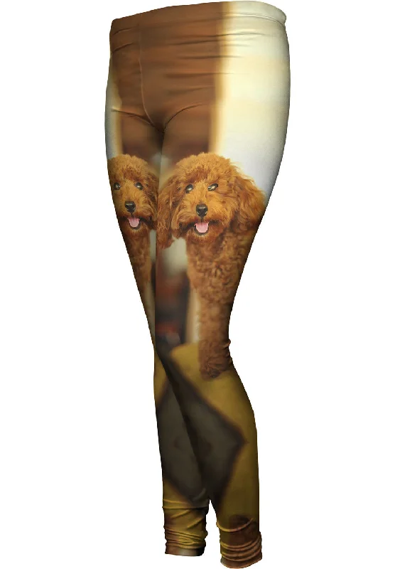 Exquisite Embroidery Delightfully Happy Poodle