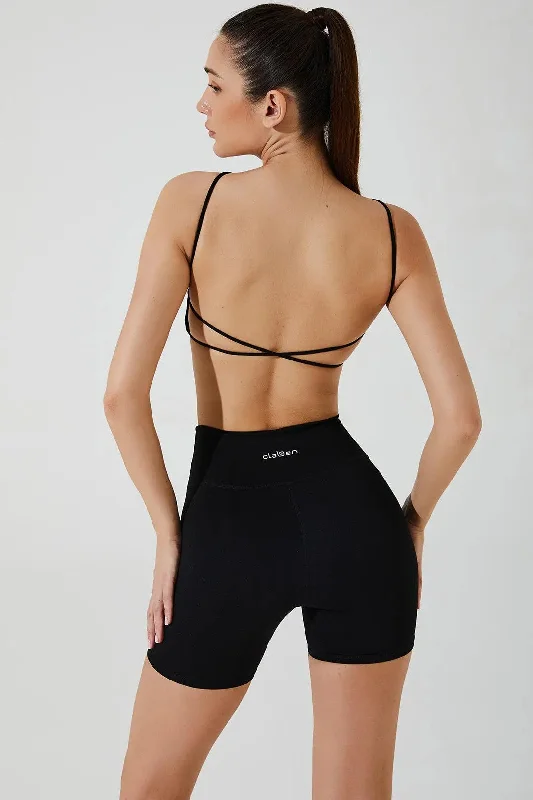 Relaxed Style Elvi Biker Short - Black