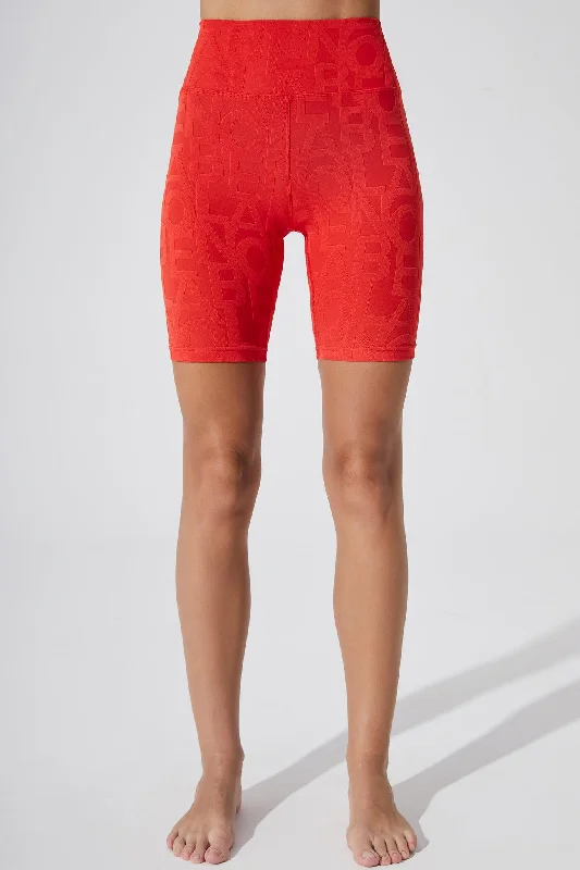 Personal Design Classic 5" F'Onte Bikershort 3D - Haute Red