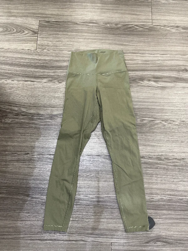 Cozy Fitting Green Athletic Leggings Everlane, Size S