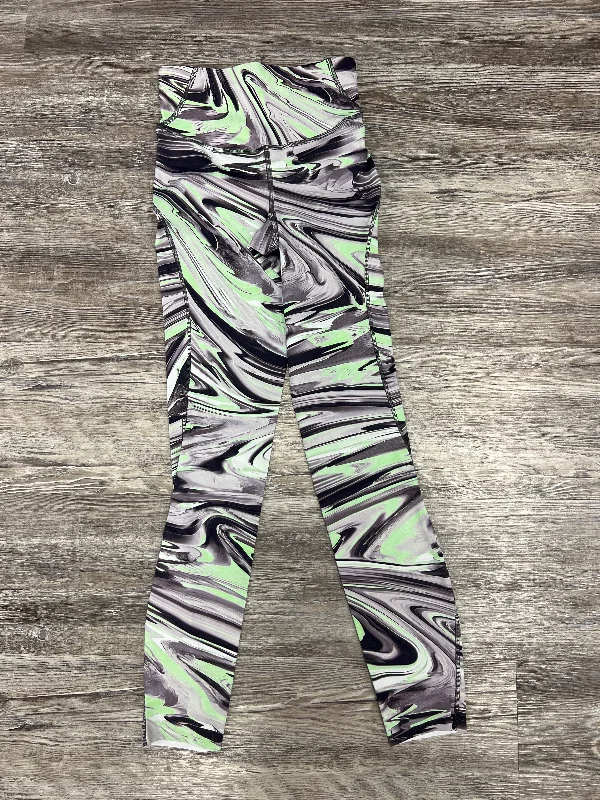 High Street Style Green & Grey Athletic Leggings Lululemon, Size 0