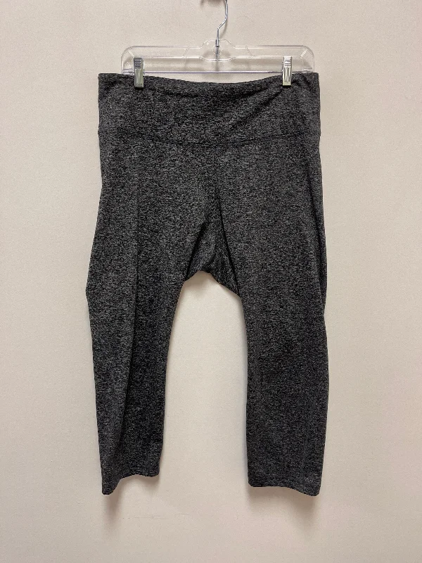 Elegant Design Grey Athletic Leggings Old Navy, Size Xl