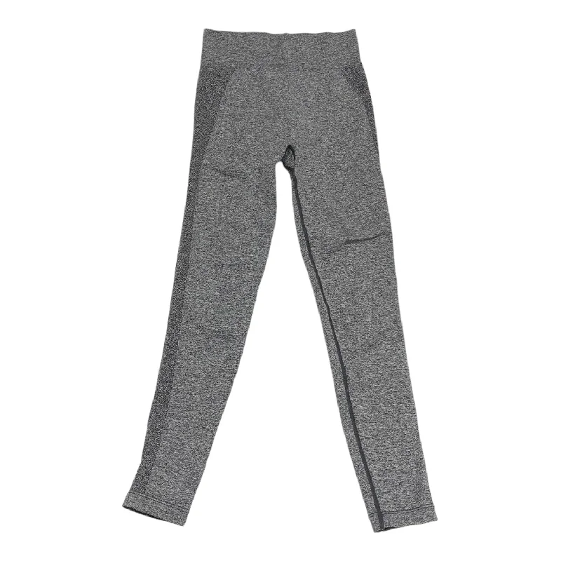 Classic Series Grey & Pink Athletic Leggings Gym Shark, Size S
