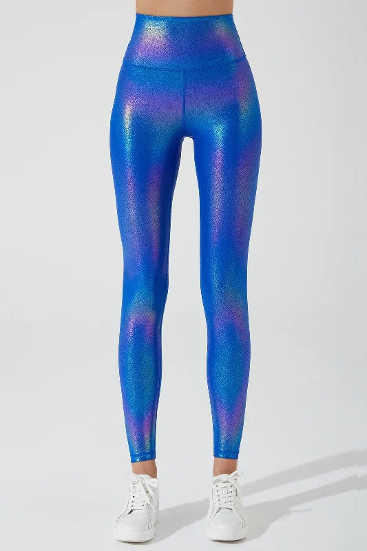 Must-have For Autumn And Winter Iridescent Legging - Magnetic Blue