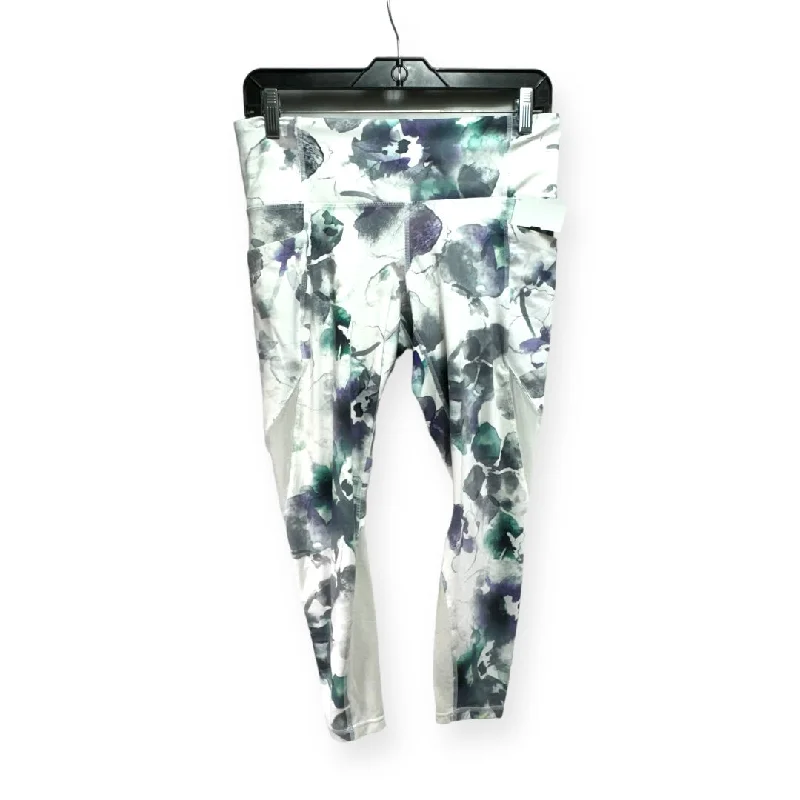 Comfortable Wear Multi-colored Athletic Leggings Athleta, Size Petite  M