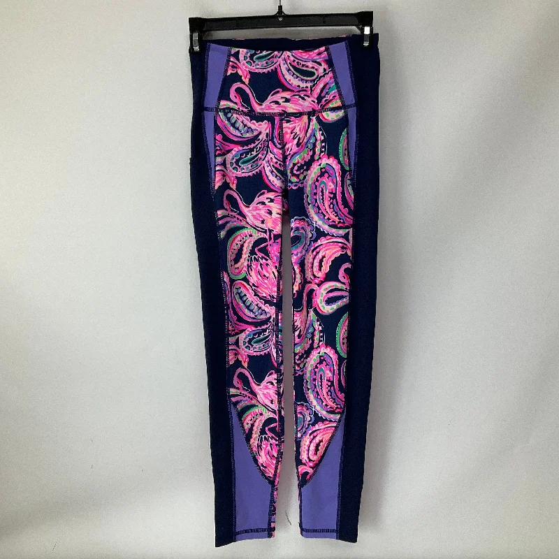 Sexy Fun Multi-colored Athletic Leggings Lilly Pulitzer, Size Xs