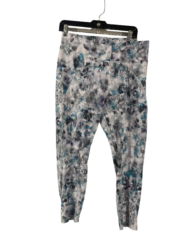 Simple Elegance Multi-colored Athletic Leggings Lululemon, Size 14
