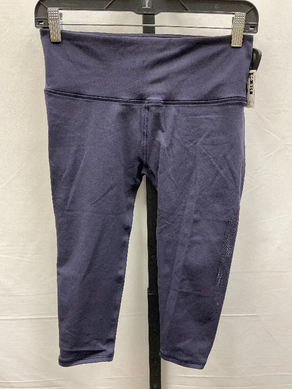 Comfy Pants Navy Athletic Leggings Capris Lululemon, Size 8