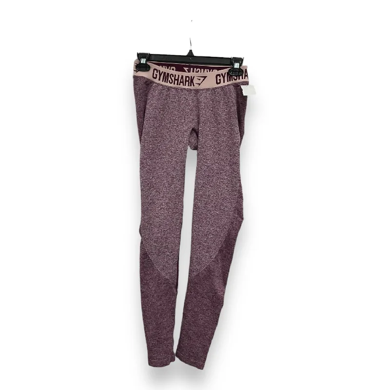Chic Comfort Purple Athletic Leggings Gym Shark, Size M