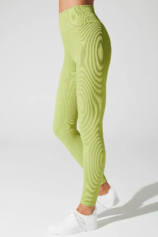Editorial Design Querida High Waist R Legging - Green Smoke