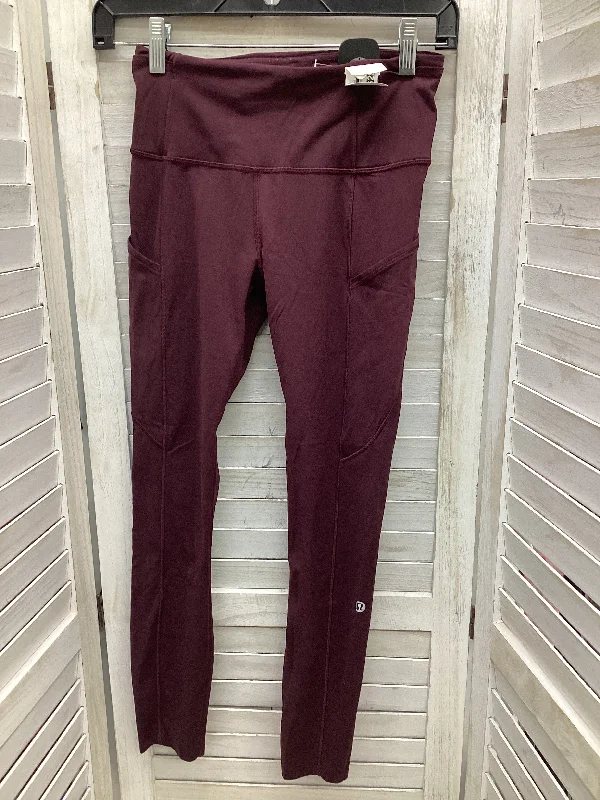 Exquisite Craftsmanship Red Athletic Leggings Lululemon, Size 4