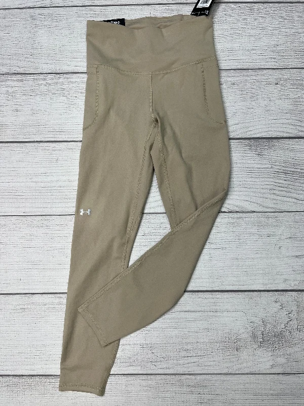 Comfortable Mind Tan Athletic Leggings Under Armour, Size S