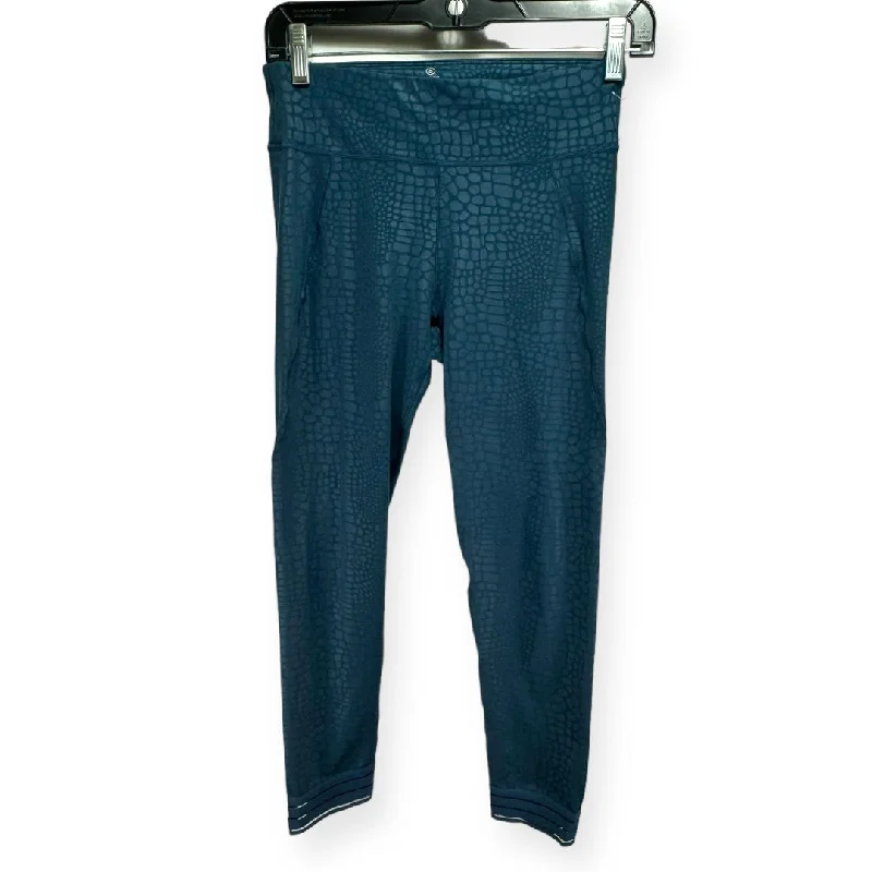 Age-reducing Style Teal Athletic Leggings Sweaty Betty, Size S