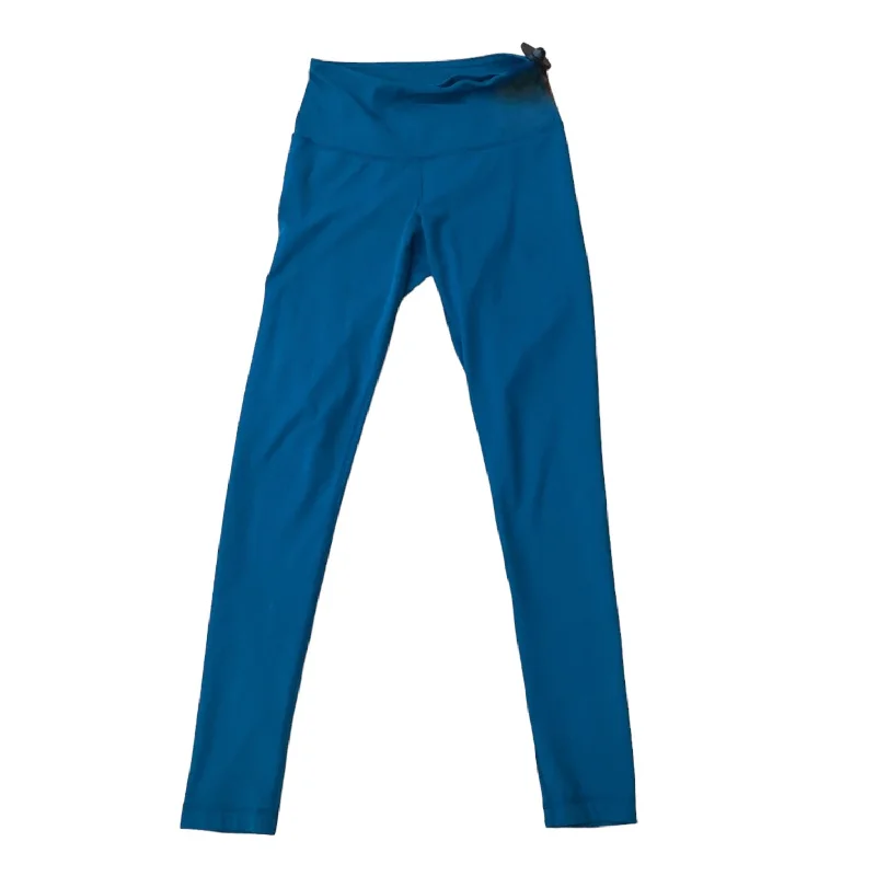 Sports And Leisure Teal Athletic Leggings Yogalicious, Size S