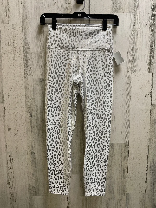 Soft Comfort Wear White Athletic Leggings Fabletics, Size Xs