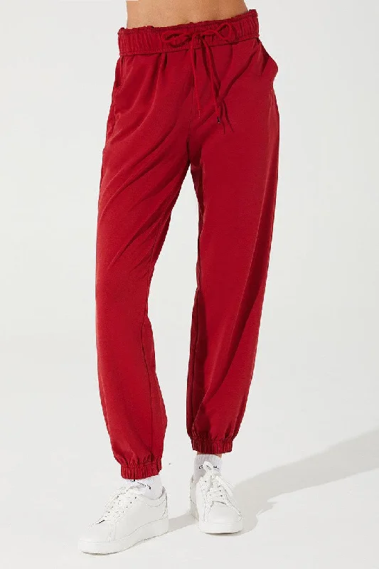 Cozy Fashion Woman Janet Sweatpant - Viva Magenta