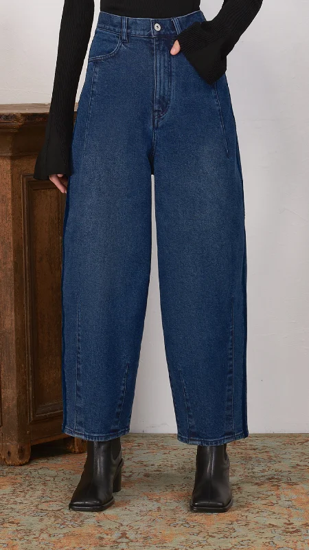 Energy Plan Straight Cut Denim Pants