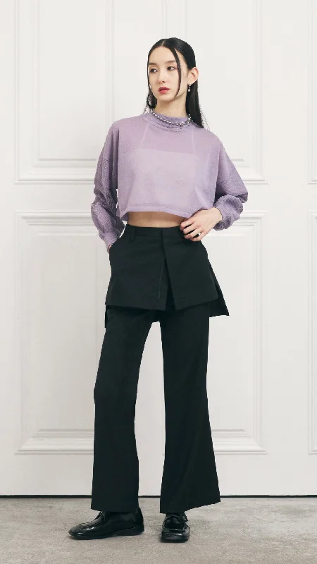 Lounge Chic 2-in-1 Flared Pants