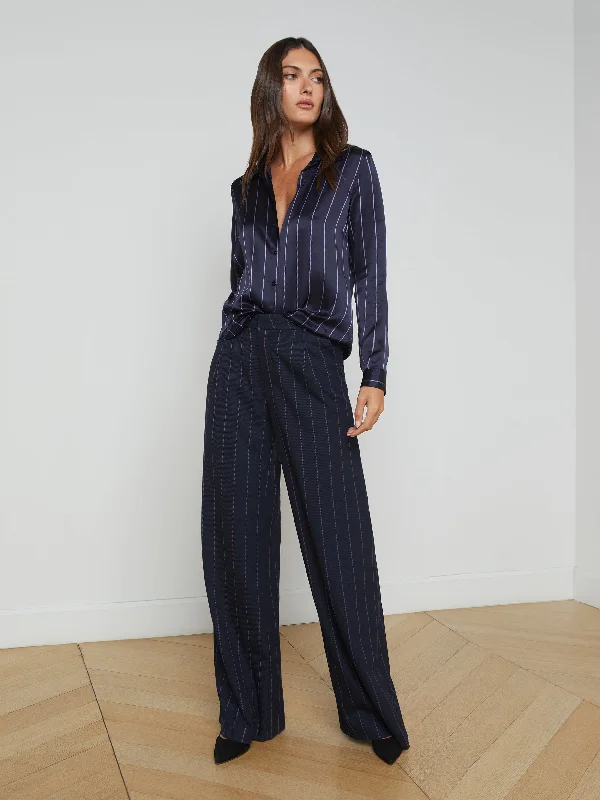 Sweet Style Allanah Pinstriped Trouser